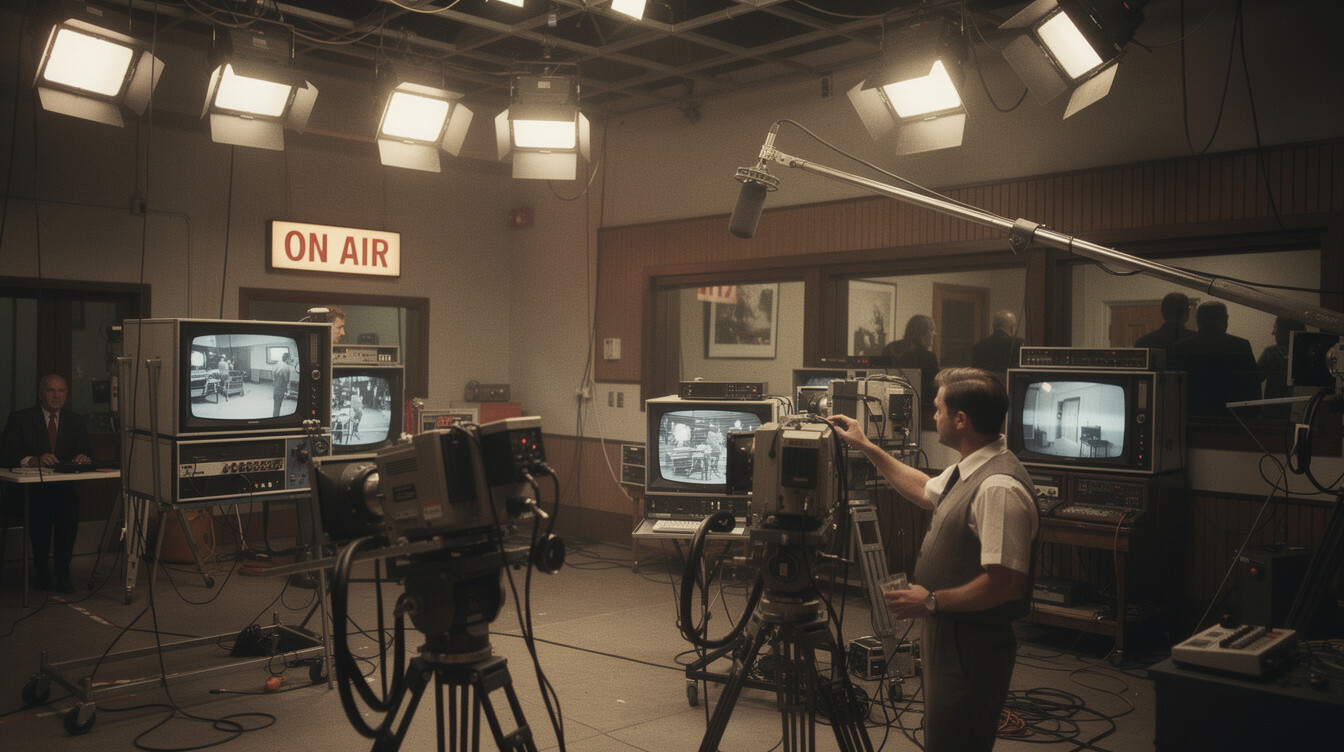 old tv studio